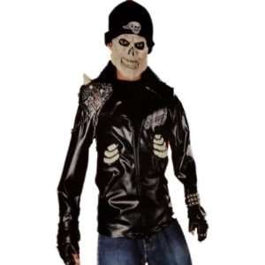  Kids Death Rider Costume & Mask Skeleton Biker Toys 