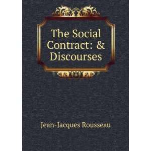  The social contract & discourses Jean Jacques Rousseau 