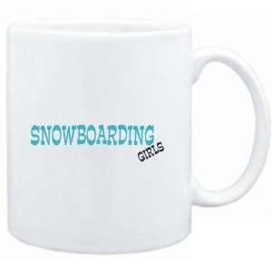  Mug White  Snowboarding GIRLS  Sports