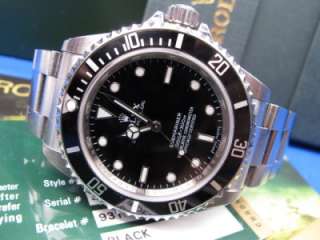 2008 Rolex Submariner Ref. 14060M Chronometer Box Z Ser Box & Card No 