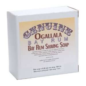  Genuine Ogallala Bay Rum Shaving Soap, 4.5 oz. Health 