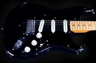   David Gilmour Stratocaster Strat Relic Black Electric Guitar  