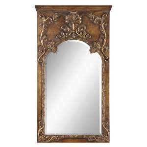 Uttermost 13600 Viviana Mirror w/Heavily Antiqued Gold Leaf Finish 