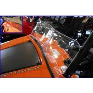 Extreme Metal Products EMP 10795 Cooter Brown Half Windshield For 2008 