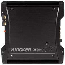 Kicker 11ZX4001 ZX Series 400 Watt RMS Class D Mono Car Amplifier Amp 