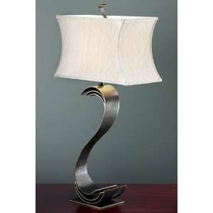  Structure Nile Table Lamp, CREAM STRIPE, METAL