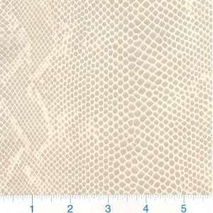   Pleather Snakeskin Cream Fabric By The Yard Arts, Crafts & Sewing