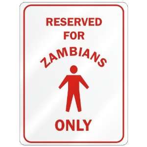   FOR  ZAMBIAN ONLY  PARKING SIGN COUNTRY ZAMBIA