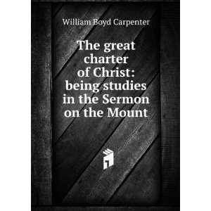   studies in the Sermon on the Mount William Boyd Carpenter Books