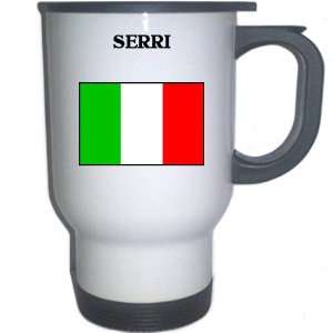  Italy (Italia)   SERRI White Stainless Steel Mug 