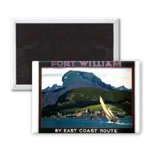  Fort William By east coast Route   3x2 inch Fridge Magnet 