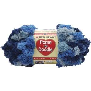  Red Heart Pomp A Doodle Yarn Faded Jeans Arts, Crafts & Sewing