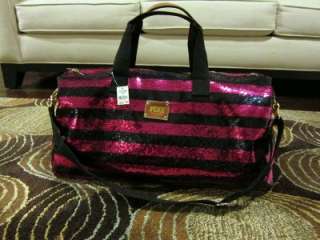 Victorias Secret Fashion Show Bling Sequin Duffle Travel Tote Bag by 