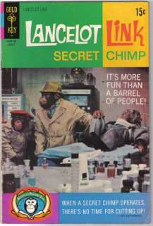 Lancelot Link Secret Chimp Gold Key Comic #2 FINE+ 1971  