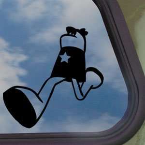  Homestar Runner Black Decal Cartoon Truck Window Sticker 