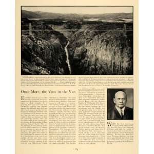  1930 Print DRGW Royal Gorge Santa Fe Sweringen Railway 