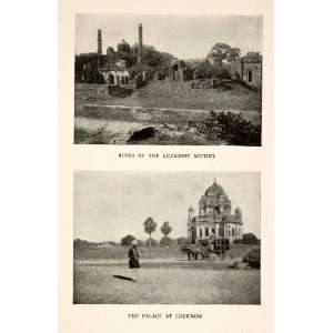  1921 Print Lucknow India Ruins Sepoy Rebellion Mutiny 