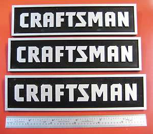 Set of 3  Craftsman Tool Box BadgeChest/Cabinet Emblem,Decal 