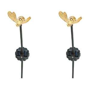   Solar Powered LED Color Changing Bumblebee Stake Lights   2 Pack