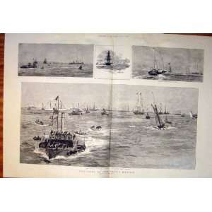  Sketches Naval Review Wyllie Yachts Squadron Osborne