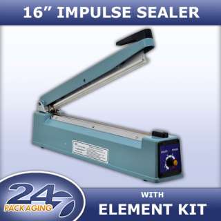   Impulse Sealer Heat Seal Machine Poly Sealing Free Element Kit  