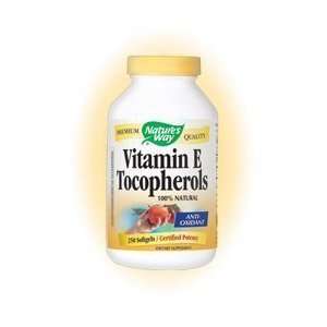Vitamin E Tocopherols 250 sgels
