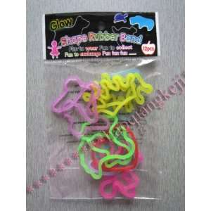   rubber bands shaped rubber band 600packs music series Toys & Games
