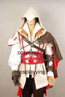 Assassins Creed 2 II Ezio Cosplay Costume Outfit  