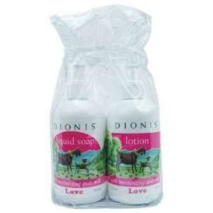  Dionis Love Liquid Soap/Lotion Gift Bag (8 oz each 