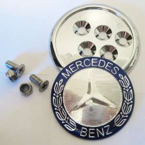  Mercedes Benz Star Flat Trunk Rear Emblem Badge C CLK E 