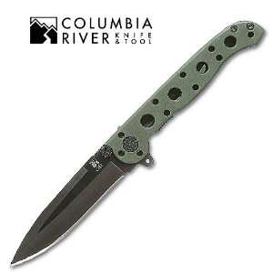  Columbia River Folding Knife M16 Compact Spear EDC Green 
