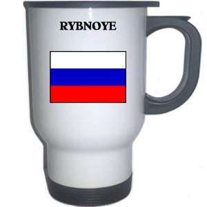  Russia   RYBNOYE White Stainless Steel Mug Everything 