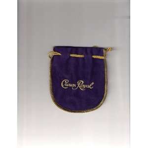  CROWN ROYAL 1.75 Litre Purple Felt Bag 7ct Lot Everything 