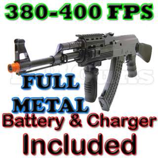 NEW JG FULL METAL BODY Airsoft AK 47 RIS CQB Electric Metal AEG Rifle 