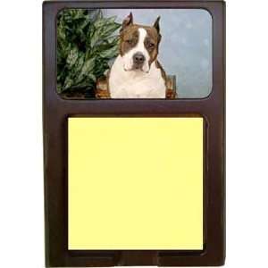  American Staffordshire Terrier Sticky Note Holder Office 
