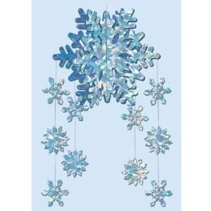  Lets Party By Beistle Company 3D Prismatic Snowflake 