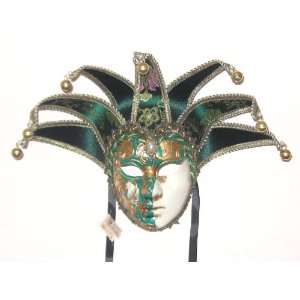  Green Jolly Sinfonia Venetian Mask