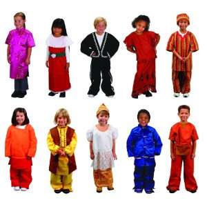  Childcraft Cultural Heritage Multi Ethnic Costumes Pack 