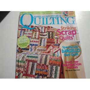   Magazine August 2011 (Striking Scrap Quilts) Elizabeth Beese Books