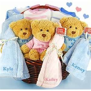  Triplets N More Personalized Gift Basket Baby