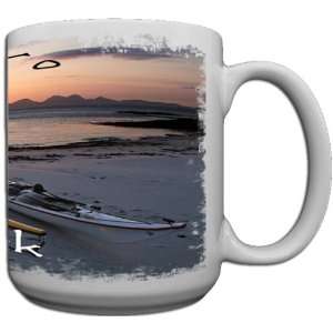 Born To Kayak Custom Coffee Mug CERAMIC from Redeye 