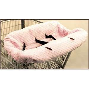   Cart & High Chair Cover   Minky Pink   Cuter Than A Ducks Butt Baby