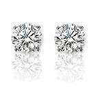 67 ct G I1 ROUND CUT DIAMOND STUD EARRINGS 14k WG items in LARRYS 