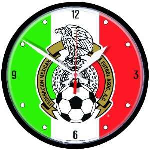 Mexico National Soccer League Round Clock  Sports 