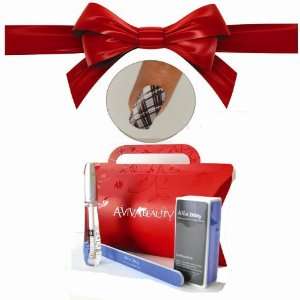   Cuticle Oil+ A viva Nail Kit   Buffer+Eco Nail File +Red Gift Box