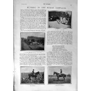  1900 ROMAN HUNT HORSES FONTANE PRINCE WALES COPENHAGEN 