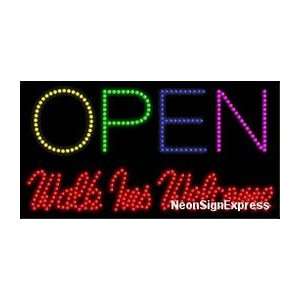  Open Walk Ins Welcome Led Sign 