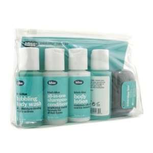 Exclusive By Bliss Tried + Blue Travel Kit Shampoo & Conditioner 