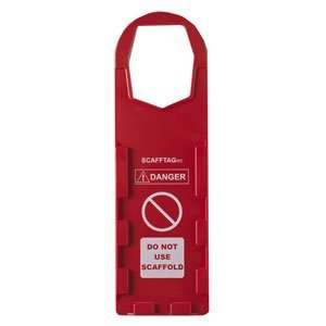  Scaffold Tag Plastic 11.75 x 3.5