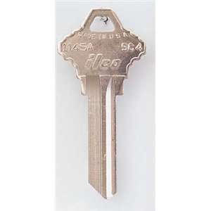   Nickel Plated Single Sided Key Blank   (1145A/SC4)